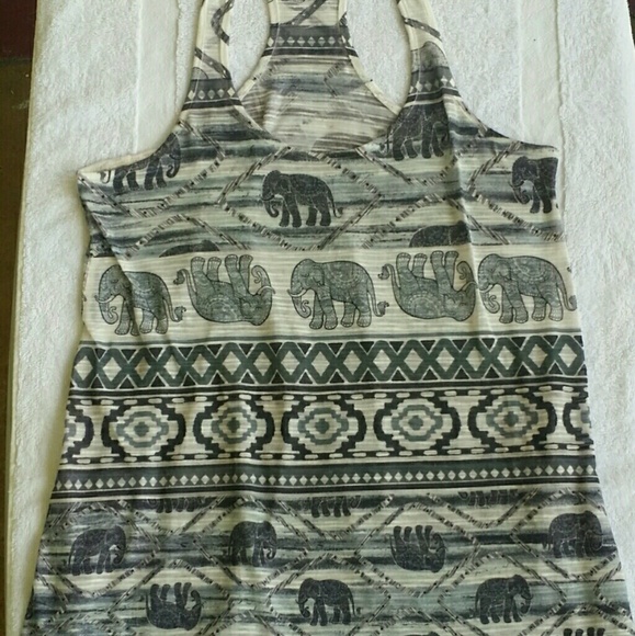 Ginger Black and White tank top - Picture 1 of 5